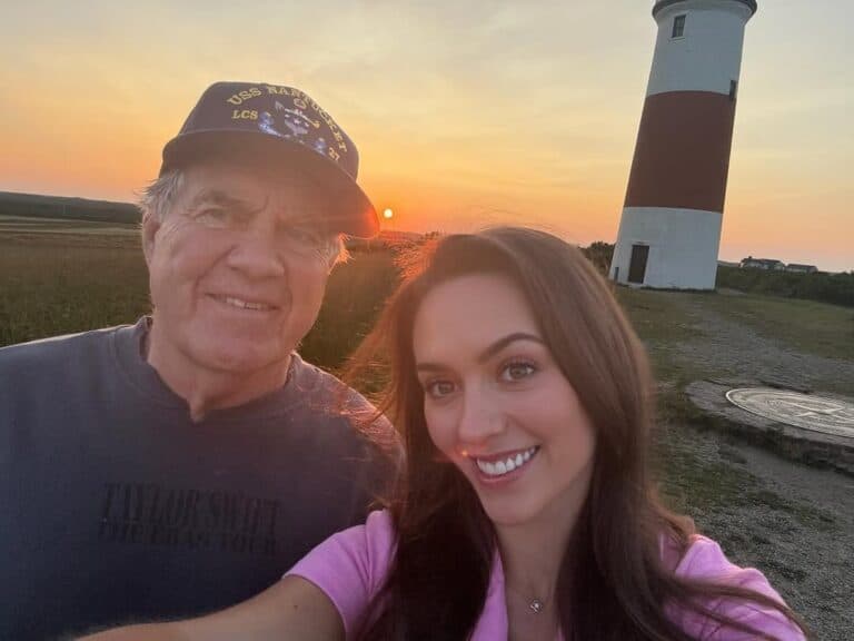 Belichick and his girlfriend