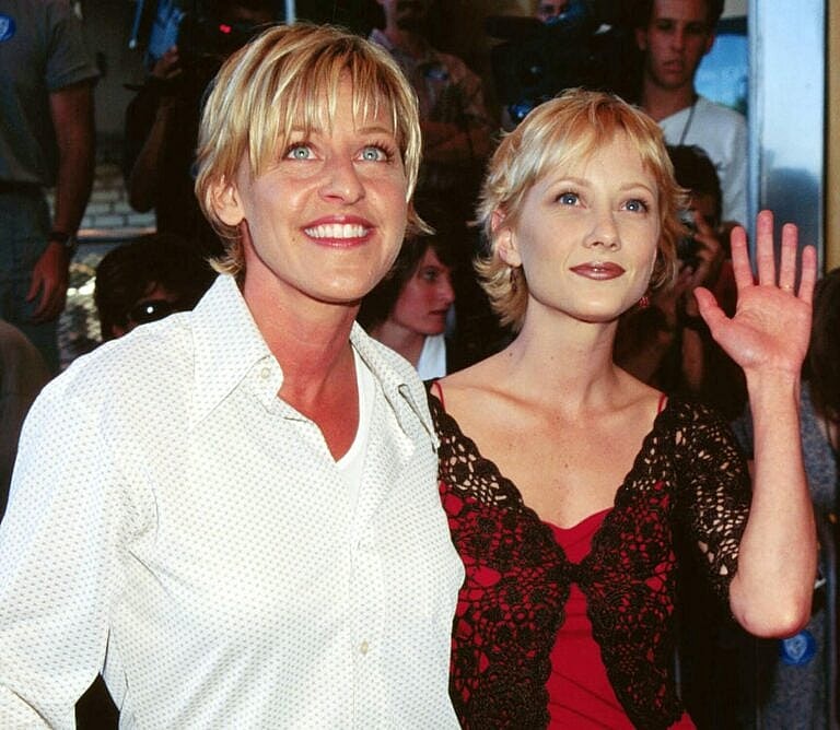 Anne Heche e Ellen DeGeneres.