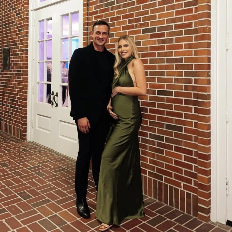 Ryan Lochte and wife Kayla Reid.