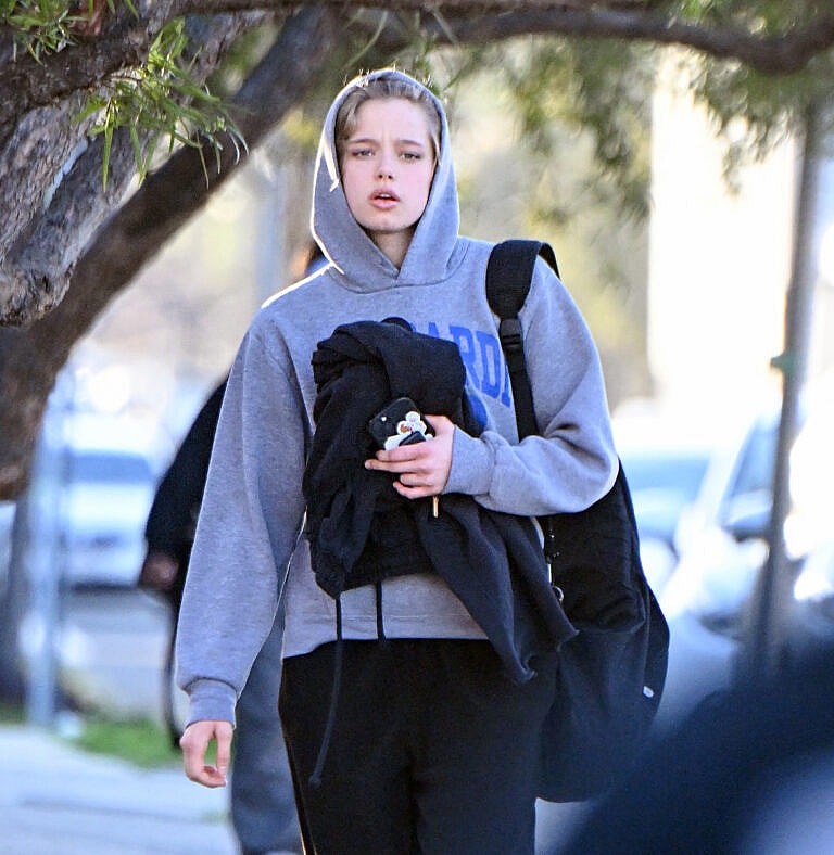 Shiloh Jolie is the spitting image of her mom Angelina Jolie as she steps out in West Hollywood
