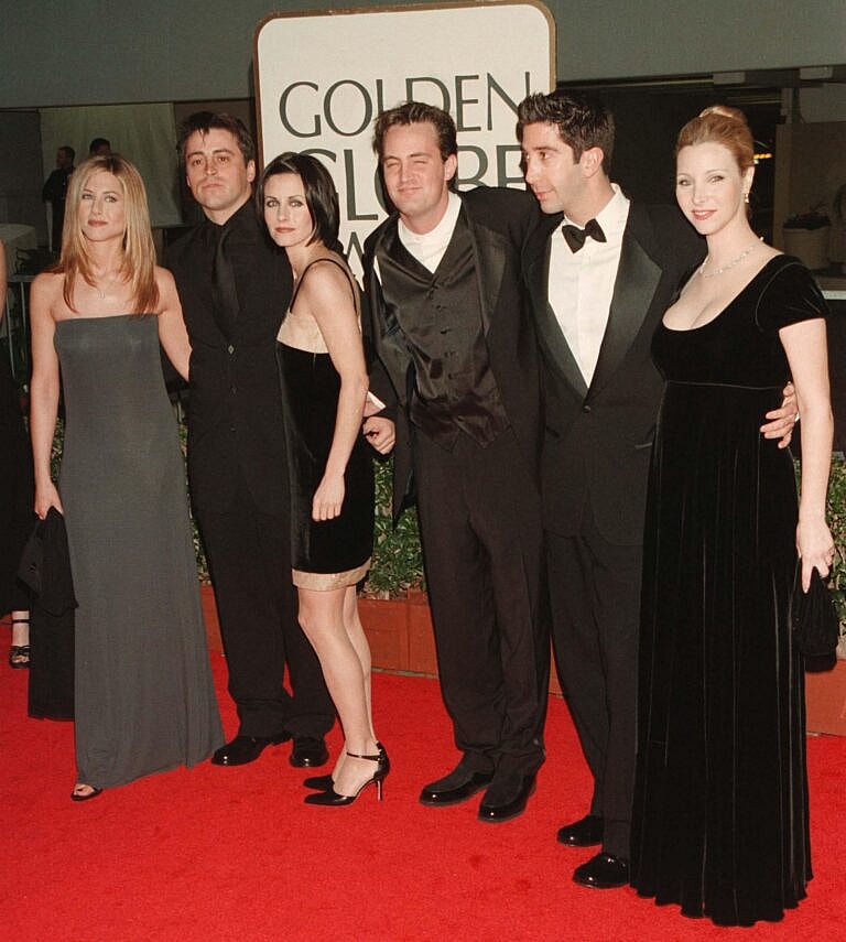 Cast of Friends at 1998 Golden Globes