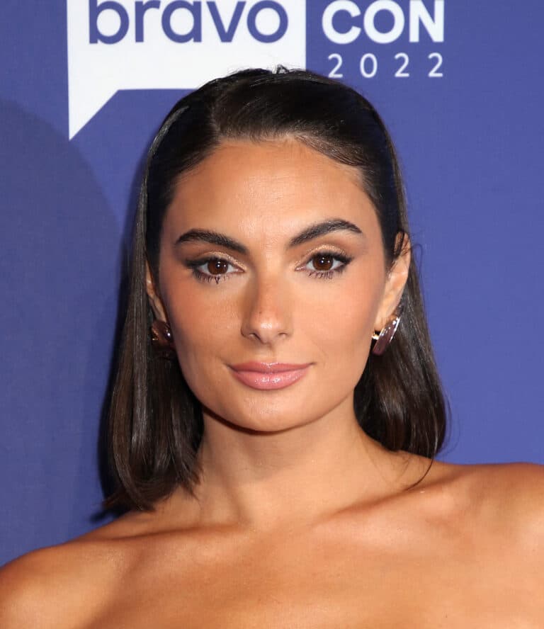 Paige DeSorbo at Andy's Legends Ball Red Carpet at BravoCon