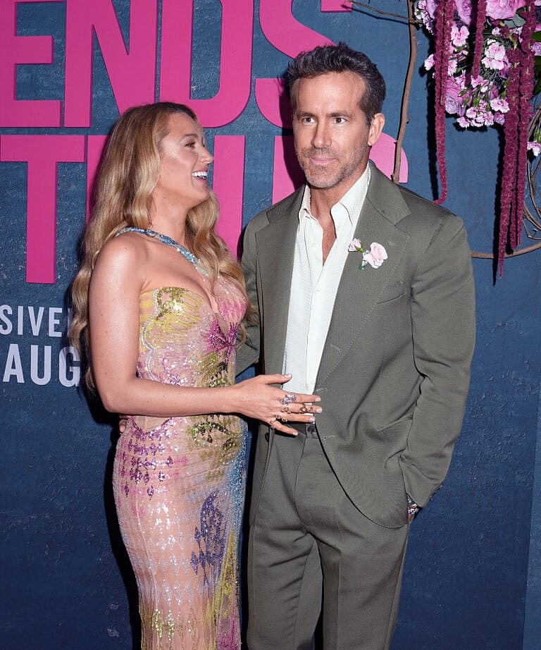 Blake Lively e Ryan Reynolds na estreia mundial de 