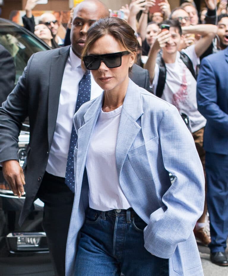 Victoria Beckham participa de seu show em Nova York