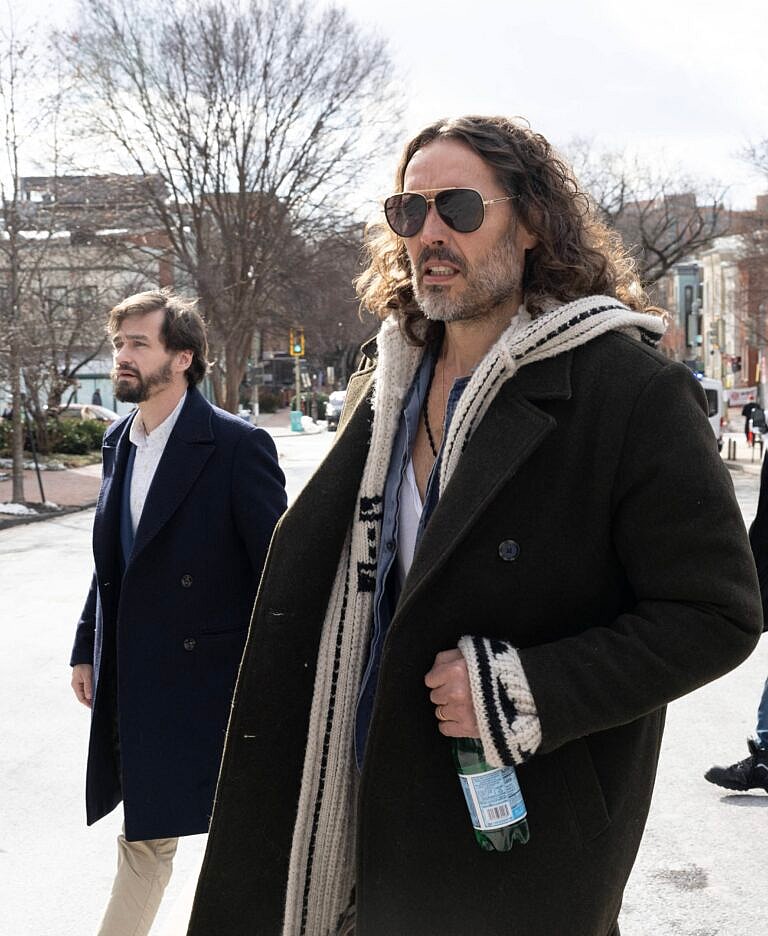 Russell Brand at the inauguration of Donald Trump