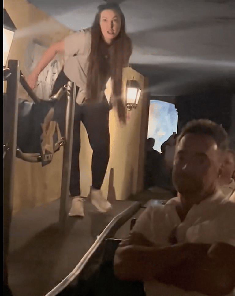 Video: Apparent Drunk Guest Jumps Off Attraction At EPCOT