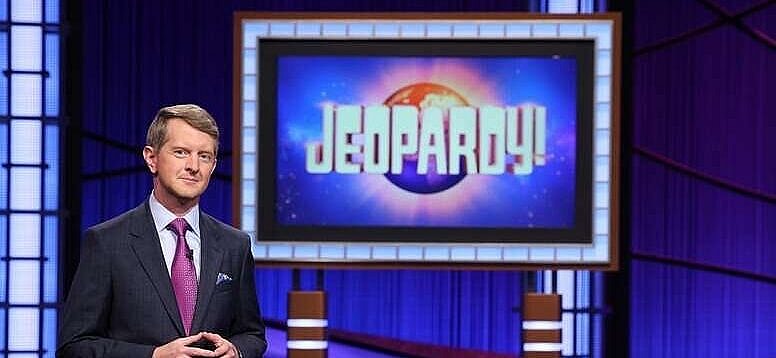 Ken Jennings on the Jeopardy! stage