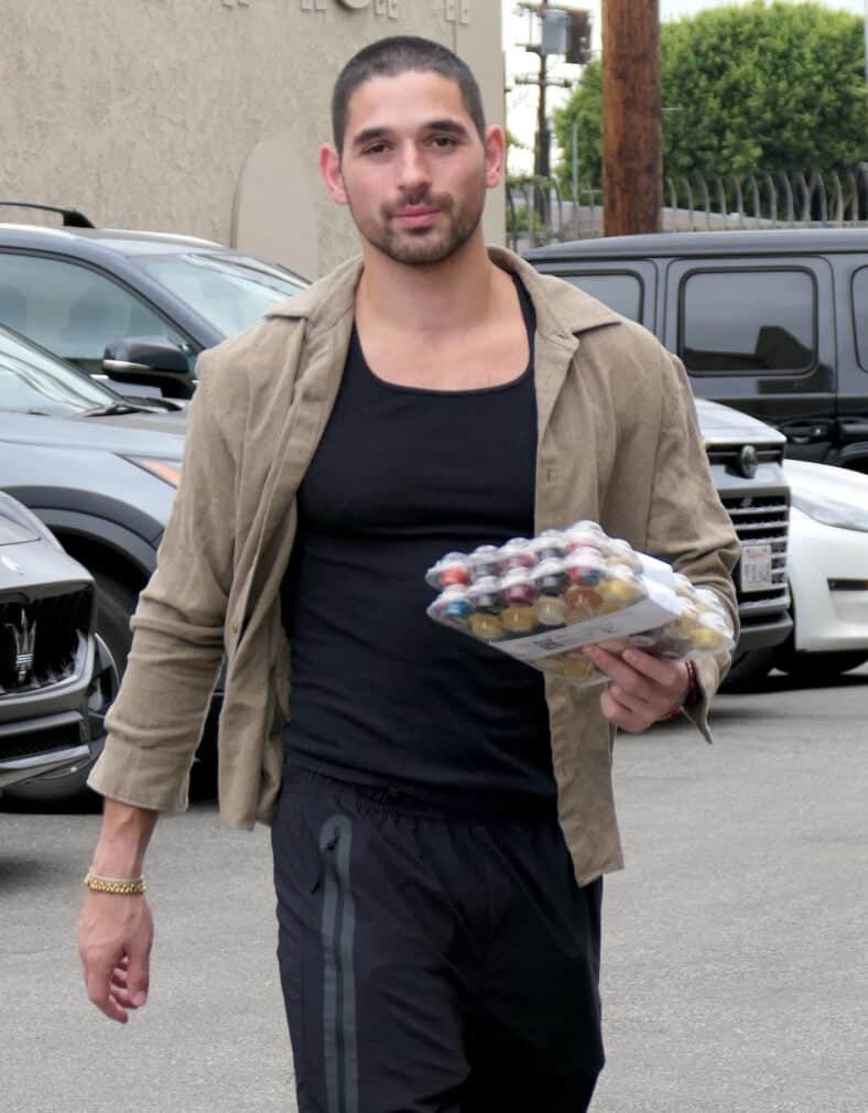 Alan Bersten is seen arriving at the 'Dancing With The Stars' rehearsals