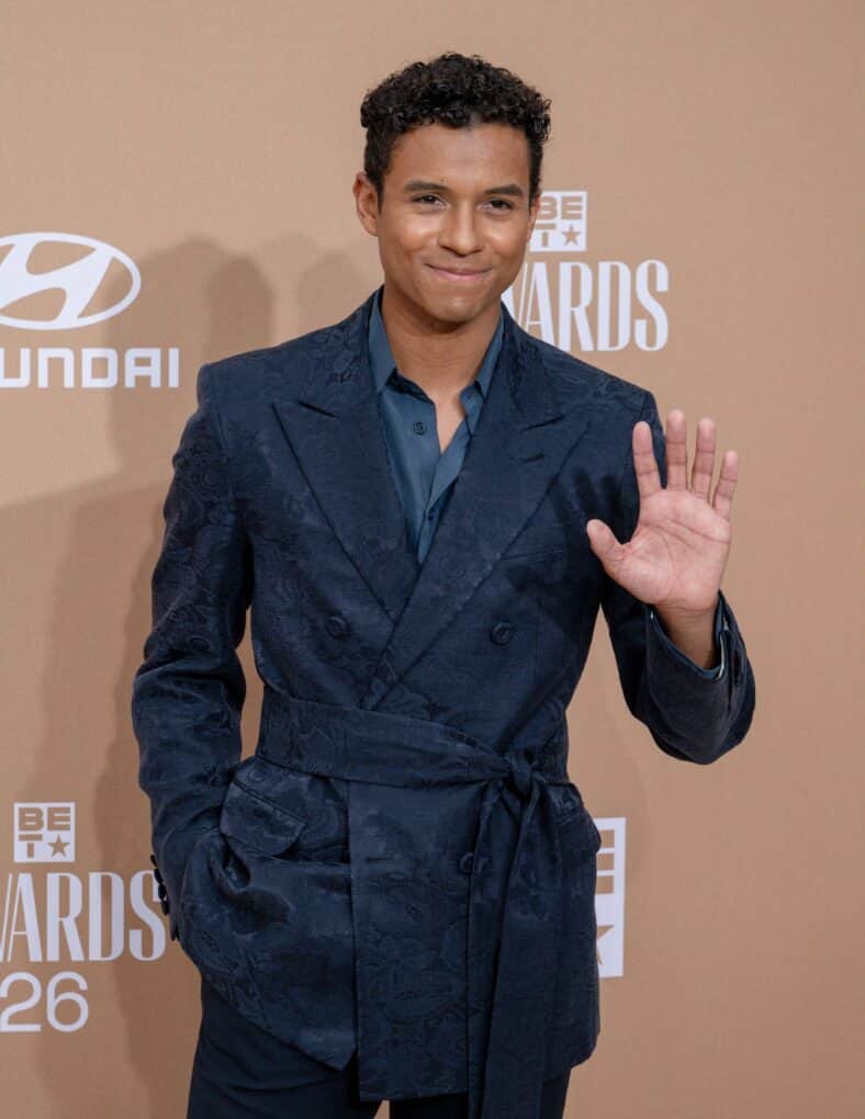 Jaafar Jackson on the red carpet