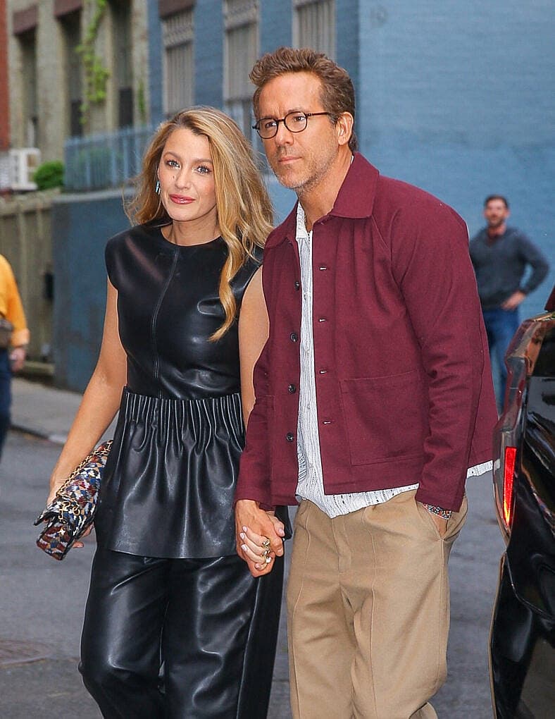 Blake Lively and Ryan Reynolds seen holding hands while arriving at the Broadway play to support A-list pal’s Hugh Jackman's new play in New York City