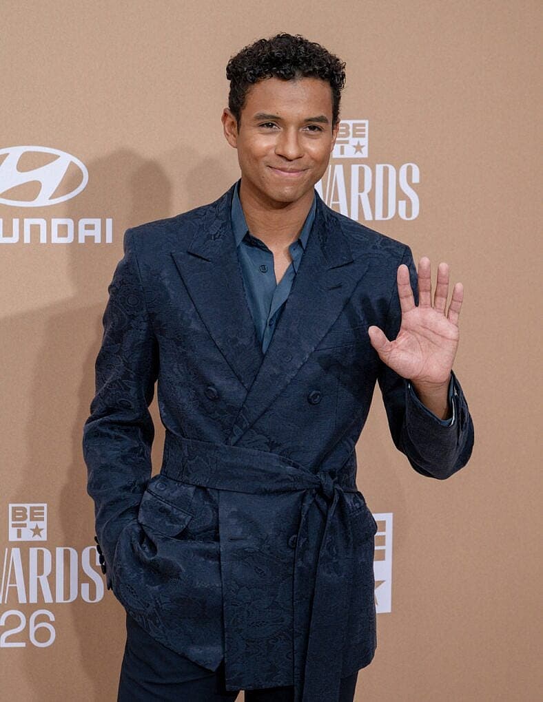 Jaafar Jackson on the red carpet