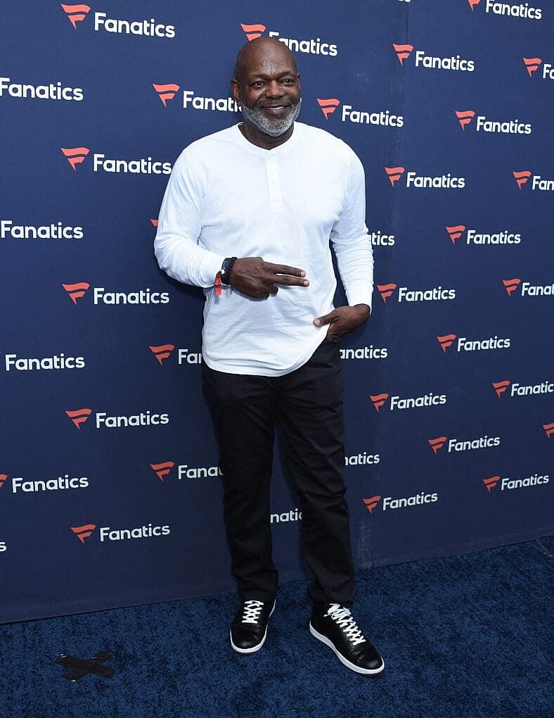 Emmitt Smith on the red carpet