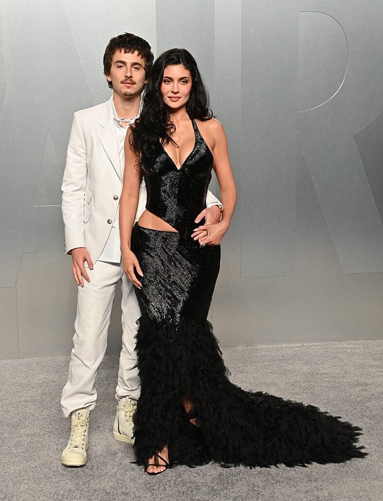 Timothee Chalamet and Kylie Jenner at the Vanity Fair Oscar Party 2026