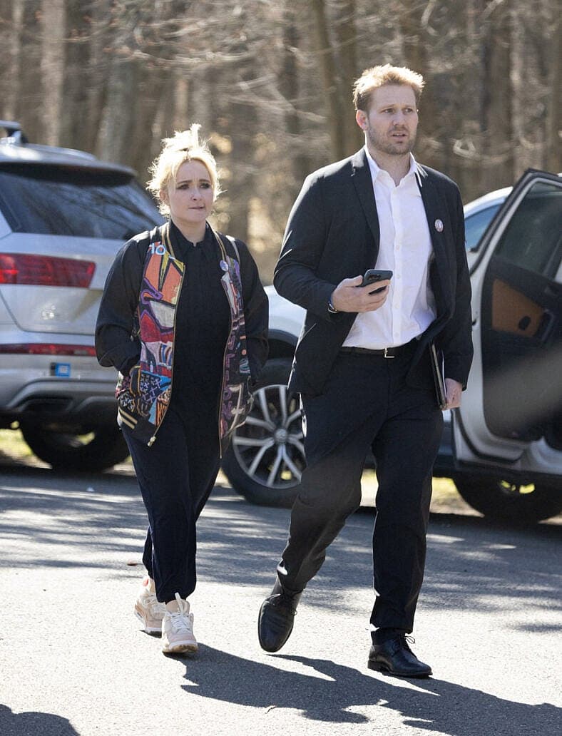 Hayden Panettiere is emotional after her younger brother Jansen's celebration of life event in their hometown of Palisades, New York.