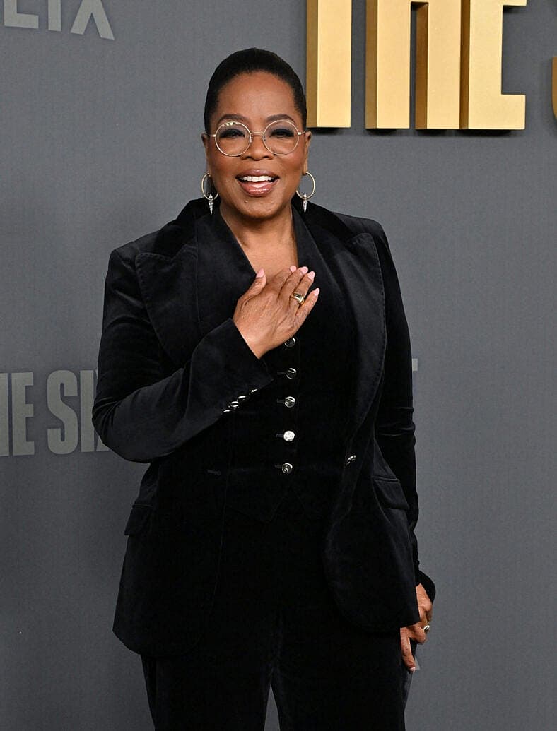 Oprah Winfrey at The Six Triple Eight World Premiere