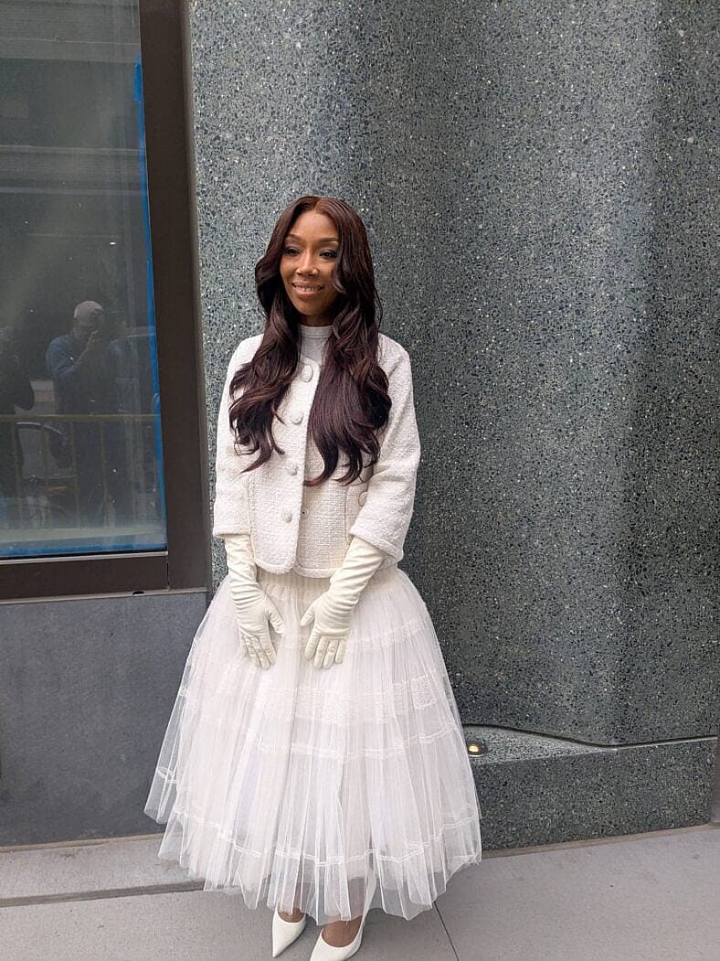 Brandy ia seen out and about