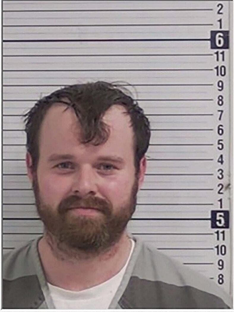 New booking photo of Joseph Duggar who is set to appear in a Florida courtroom on March 31,