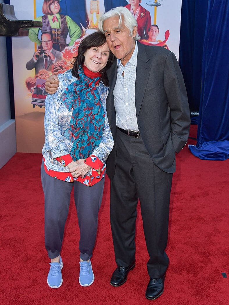 Jay Leno and Mavis Leno at the Los Angeles Premiere Of Netflix's 'Unfrosted'
