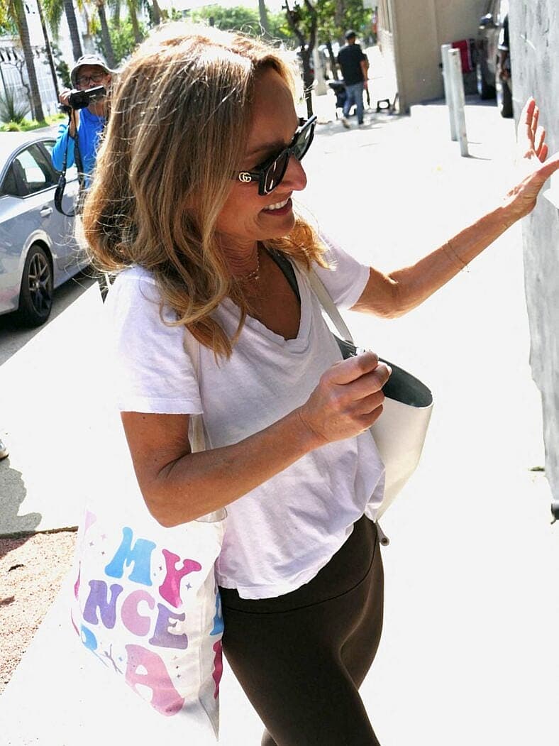 Giada De Laurentiis is seen arriving at 'Dancing With The Stars' rehearsals