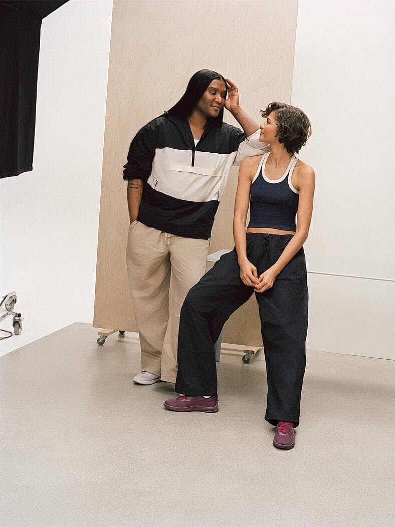 Law Roach present as Zendaya presents her first co-created collection with sportswear brand On
