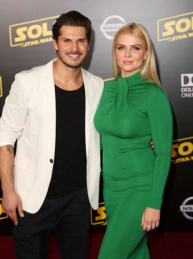 Gleb Savchenko and Elena Samodanova attend Premiere of 'Solo: A Star Wars Story'