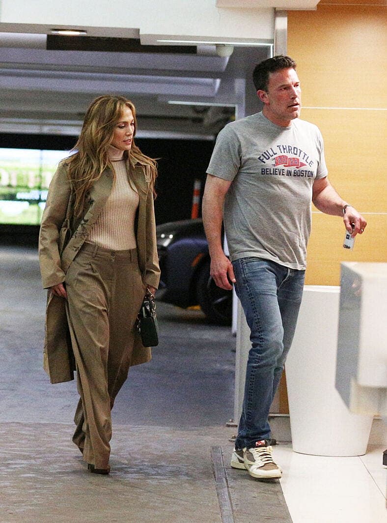 Ben Affleck and Jennifer Lopez stop by Soho house in Los Angeles