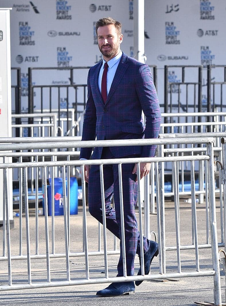 Arnie Hammer leaving the Spirit Awards in Santa Monica