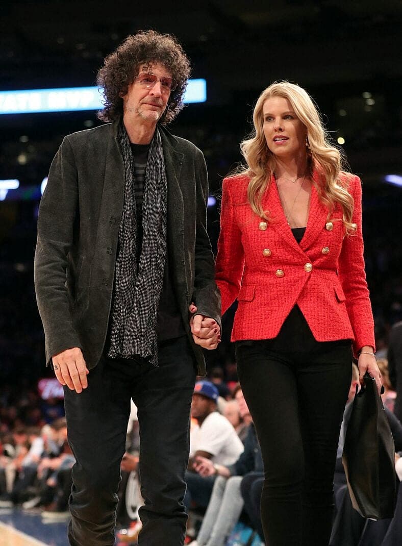 Celebs at the New York Knicks game