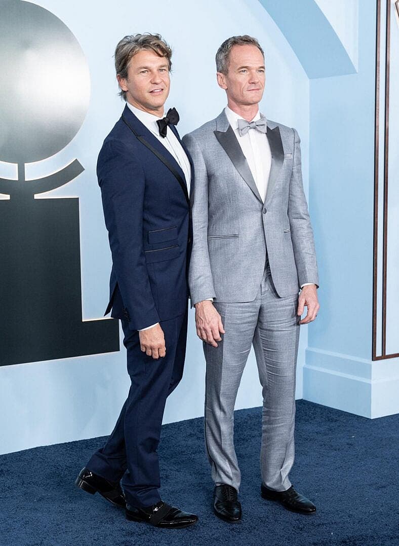 Neil Patrick Harris and David Burtka at the 79th Annual TONY Awards Red Carpet