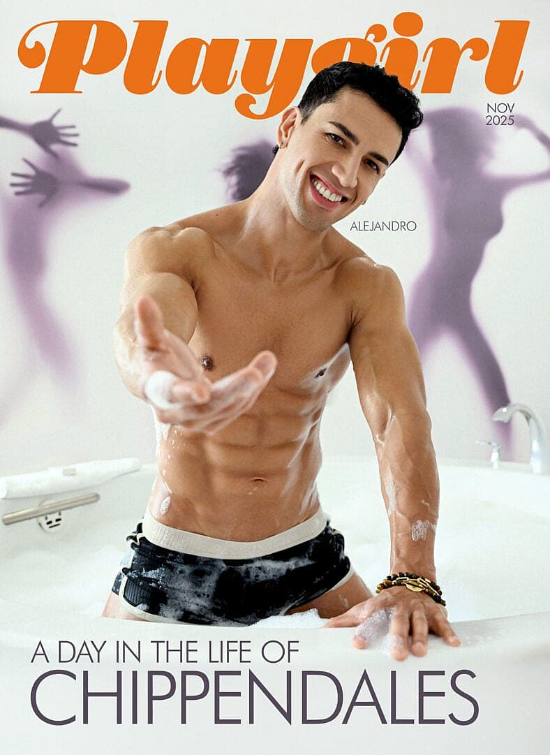 Alejandro in Playgirl