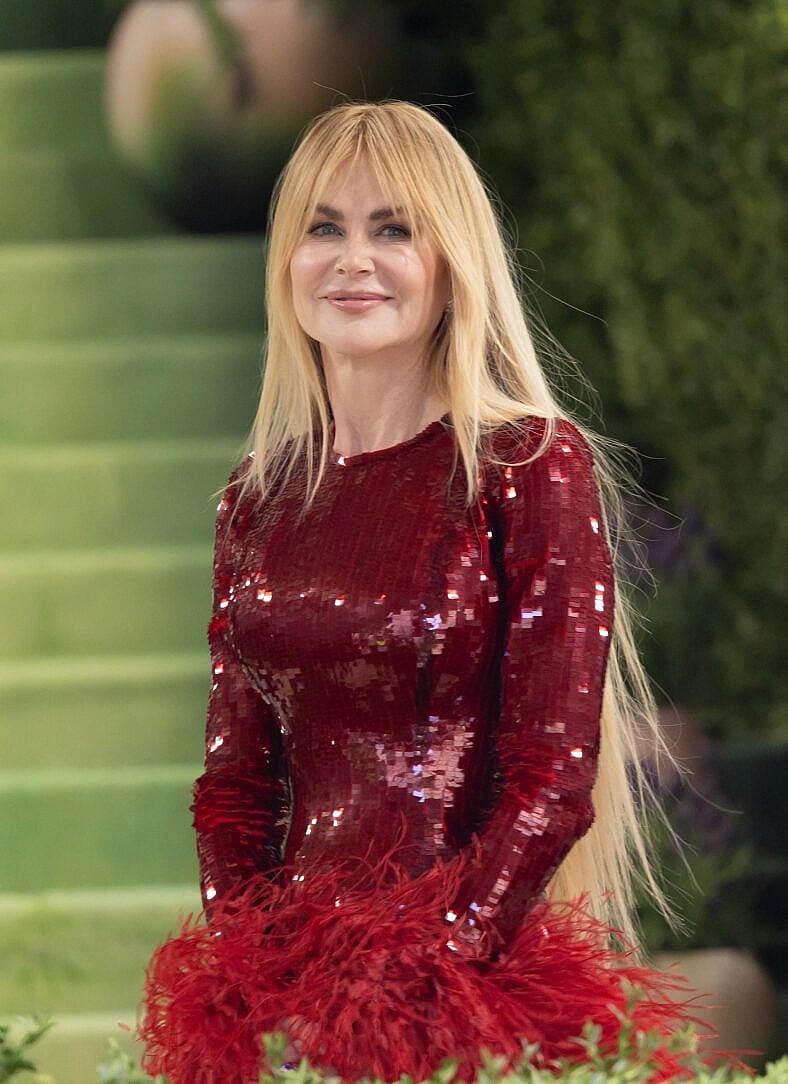 Nicole Kidman in a red dress