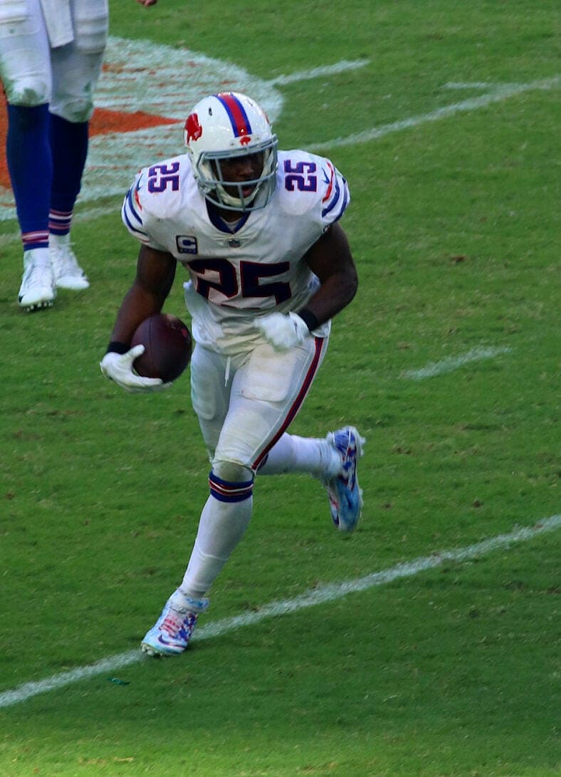 LeSean McCoy playing football