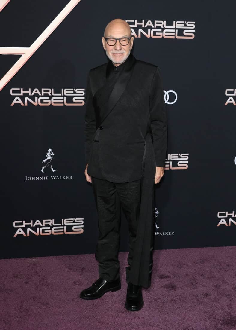 Patrick Stewart at Charlies Angels World Premiere Arrivals