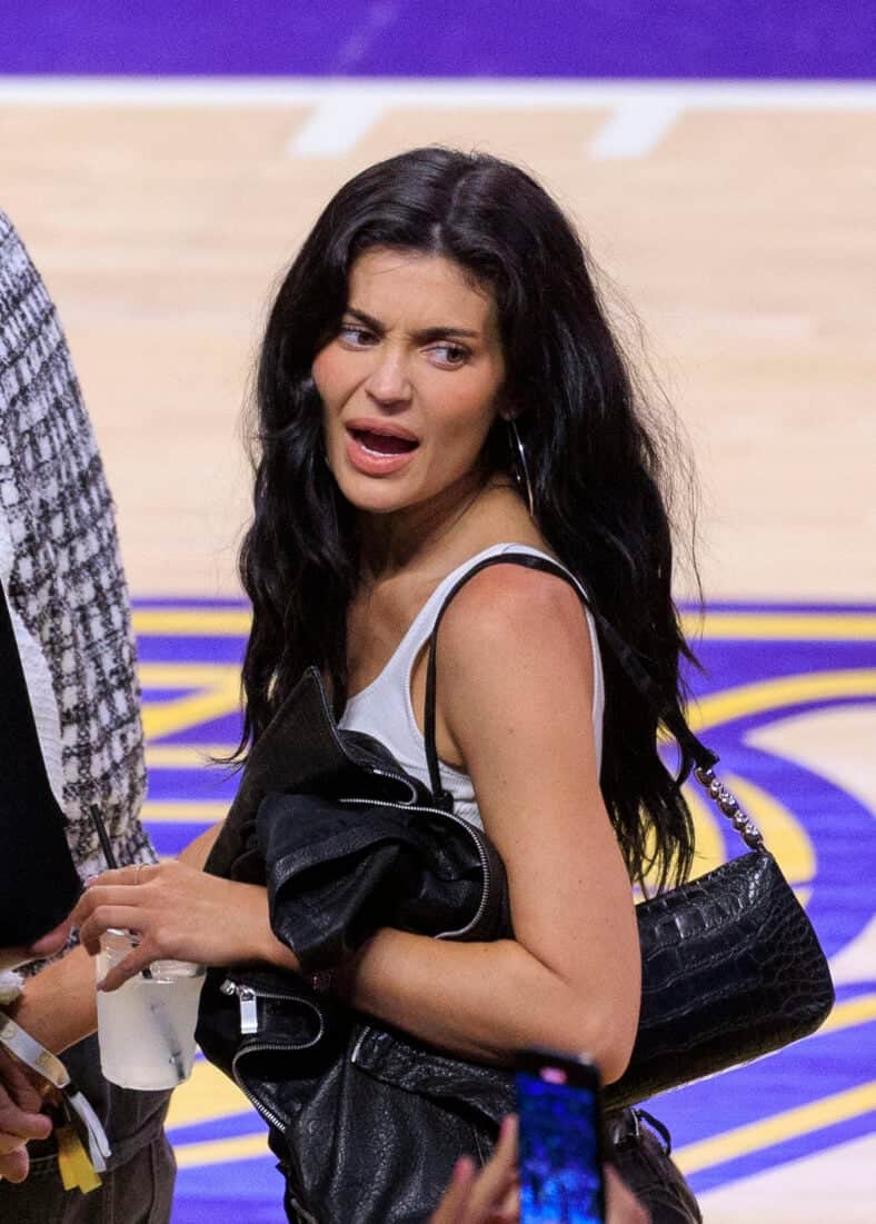 Kylie Jenner At Lakers Vs. Timberwolves - Game 5