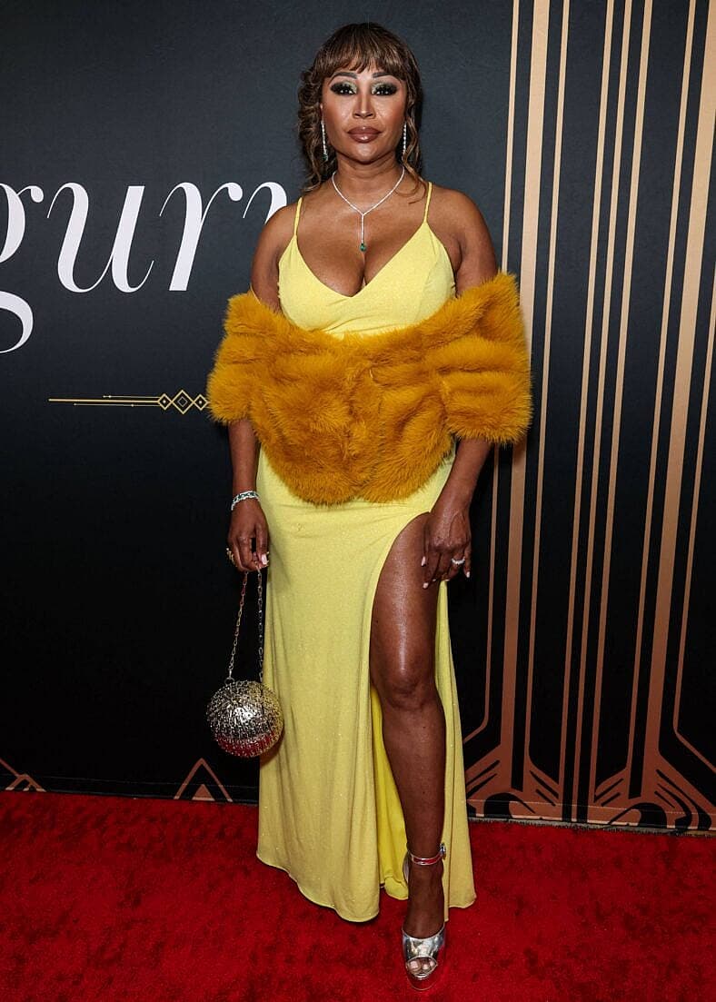 Cynthia on the red carpet
