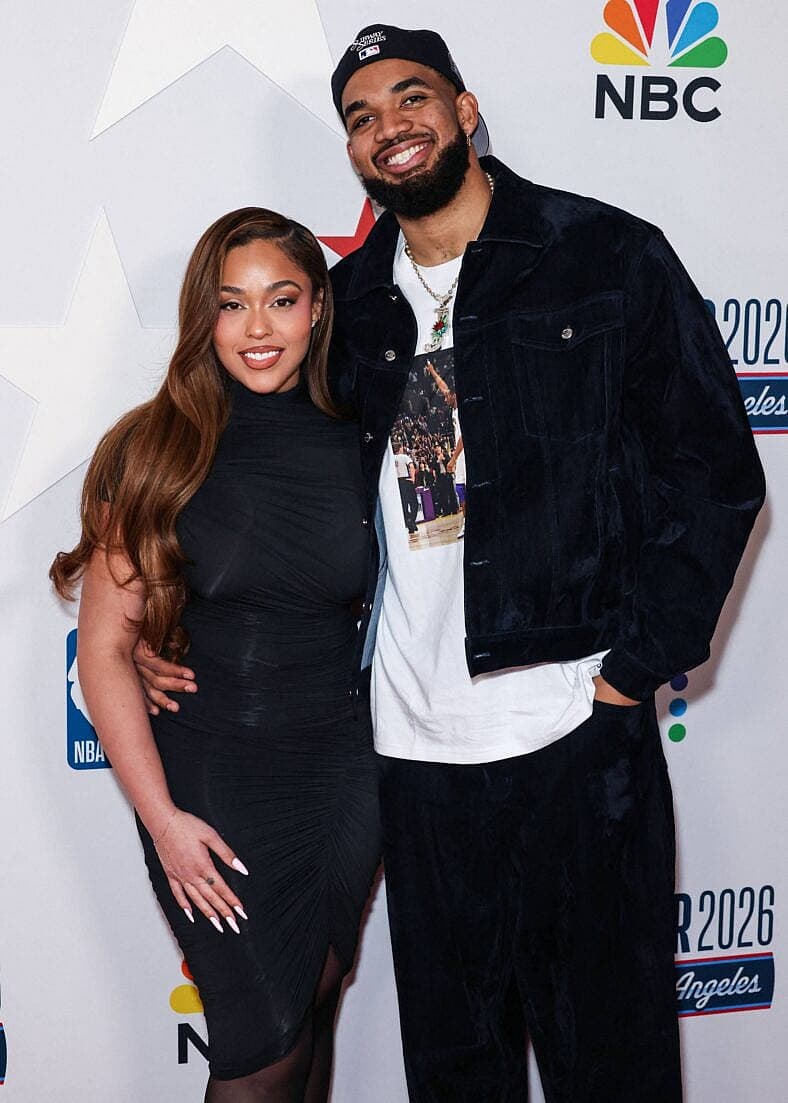 Karl-Anthony Towns and Jordyn Woods.