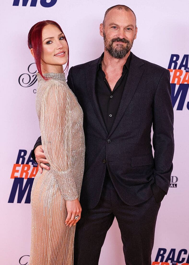 Sharna Burgess and Brian Austin Green at the 32nd Annual Race To Erase MS Gala 2025