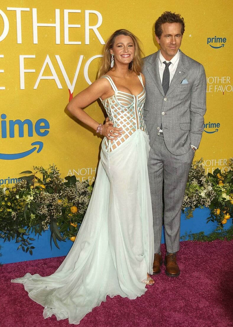 Blake Lively and Ryan Reynolds at Another Simple Favor Special Screening New York City