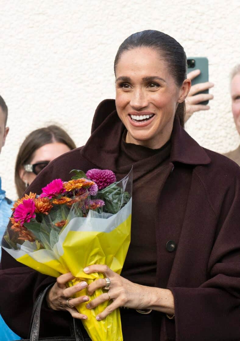 Meghan and Harry appeared to have taken off from when they left, in their first public appearance together since they have returned to the UK