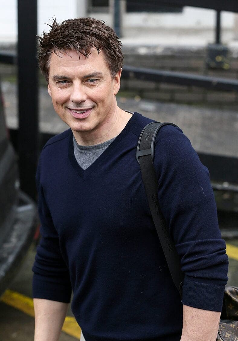 John Barrowman spotted leaving the ITV Studios