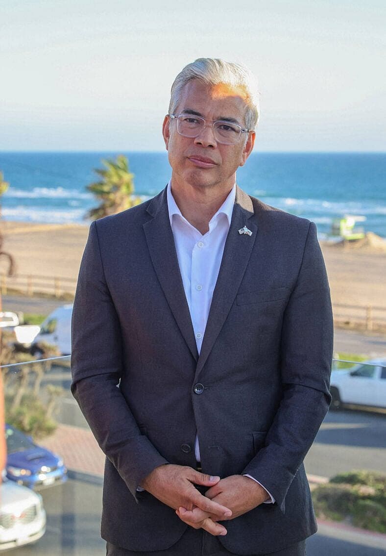 California AG Rob Bonta Stumps For Democrats In Huntington Beach