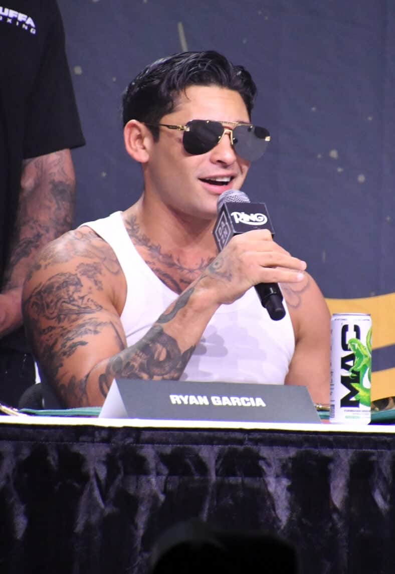 Ryan Garcia at Fanatics Fest NYC Day 3: Zuffa Boxing Press Conference