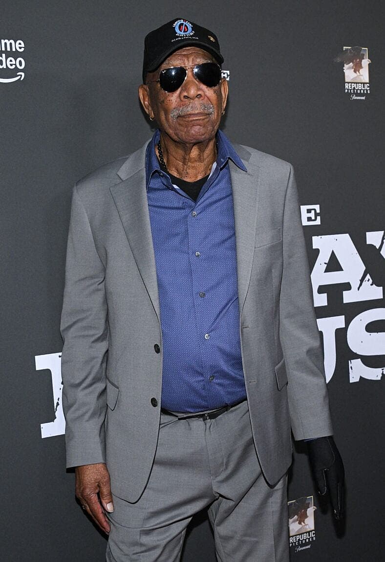 Morgan Freeman on the red carpet