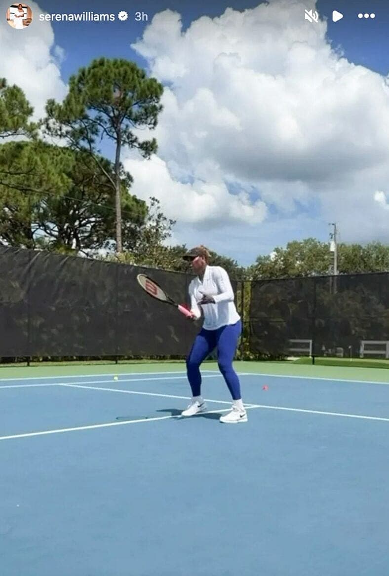 Serena Williams Shares Tennis Court Comeback
