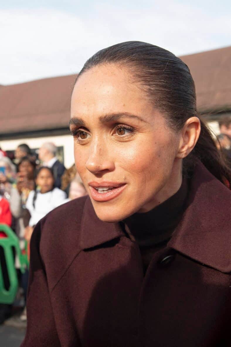 Meghan and Harry appeared to have taken off from when they left, in their first public appearance together since they have returned to the UK