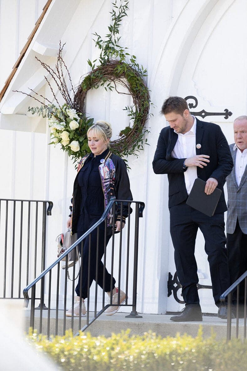Hayden Panettiere is emotional after her younger brother Jansen's celebration of life event in their hometown of Palisades, New York.