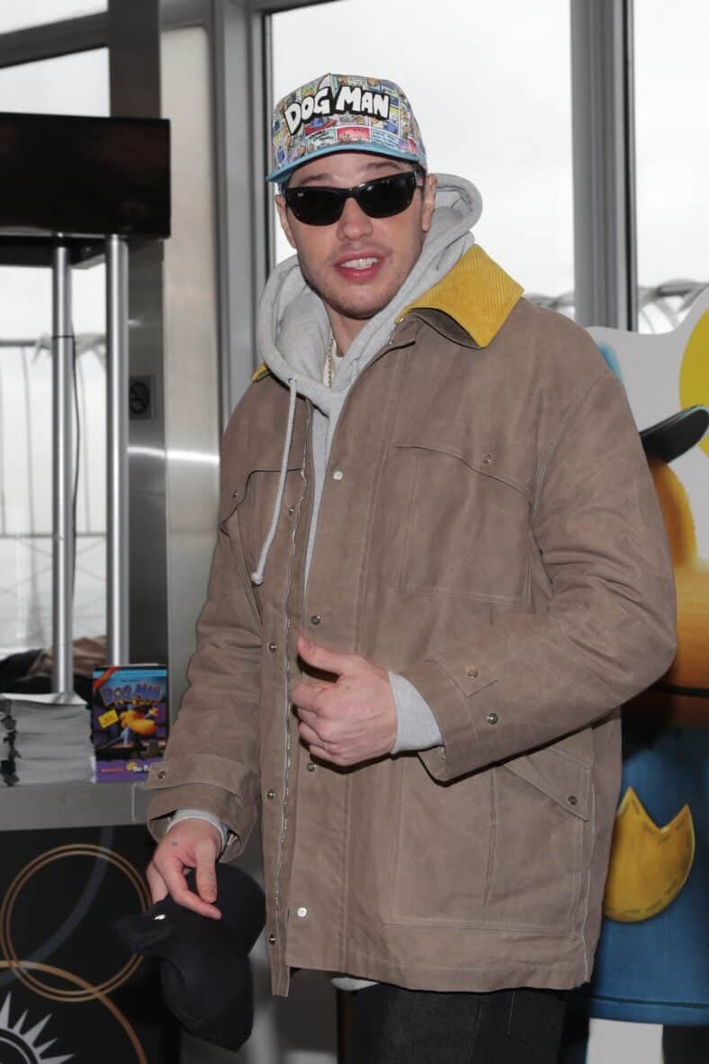 Pete Davidson and bestselling author Dav Pilkey light the Empire State Building