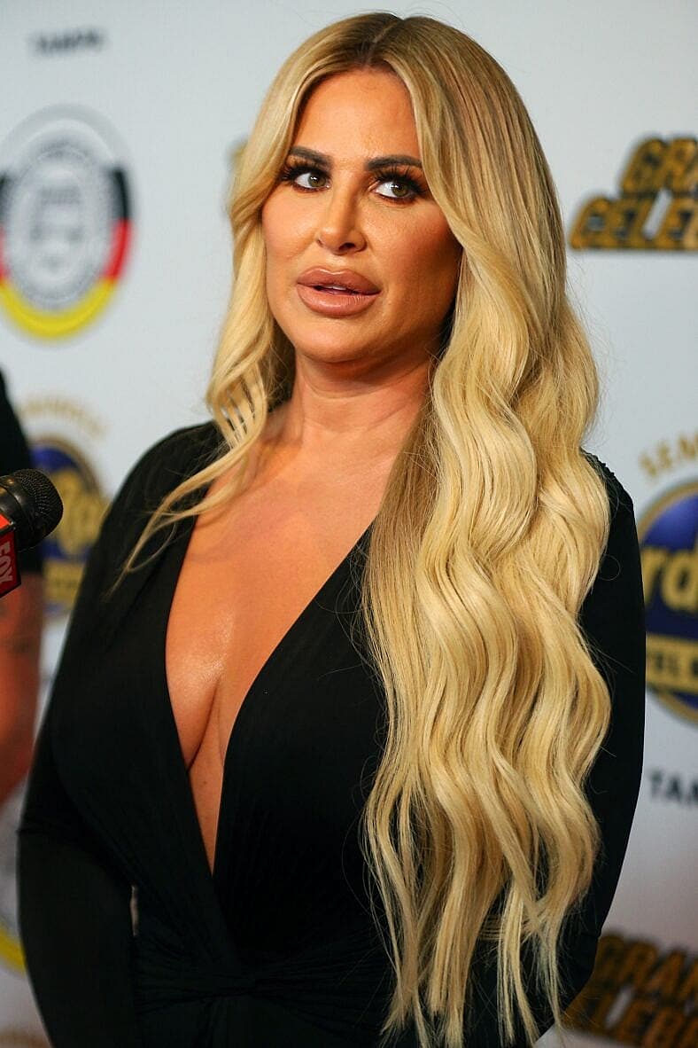 Kim Zolciak and Kroy Biermann attend the Grand Celebration event at Seminole Hard Rock Hotel & Casino Tampa