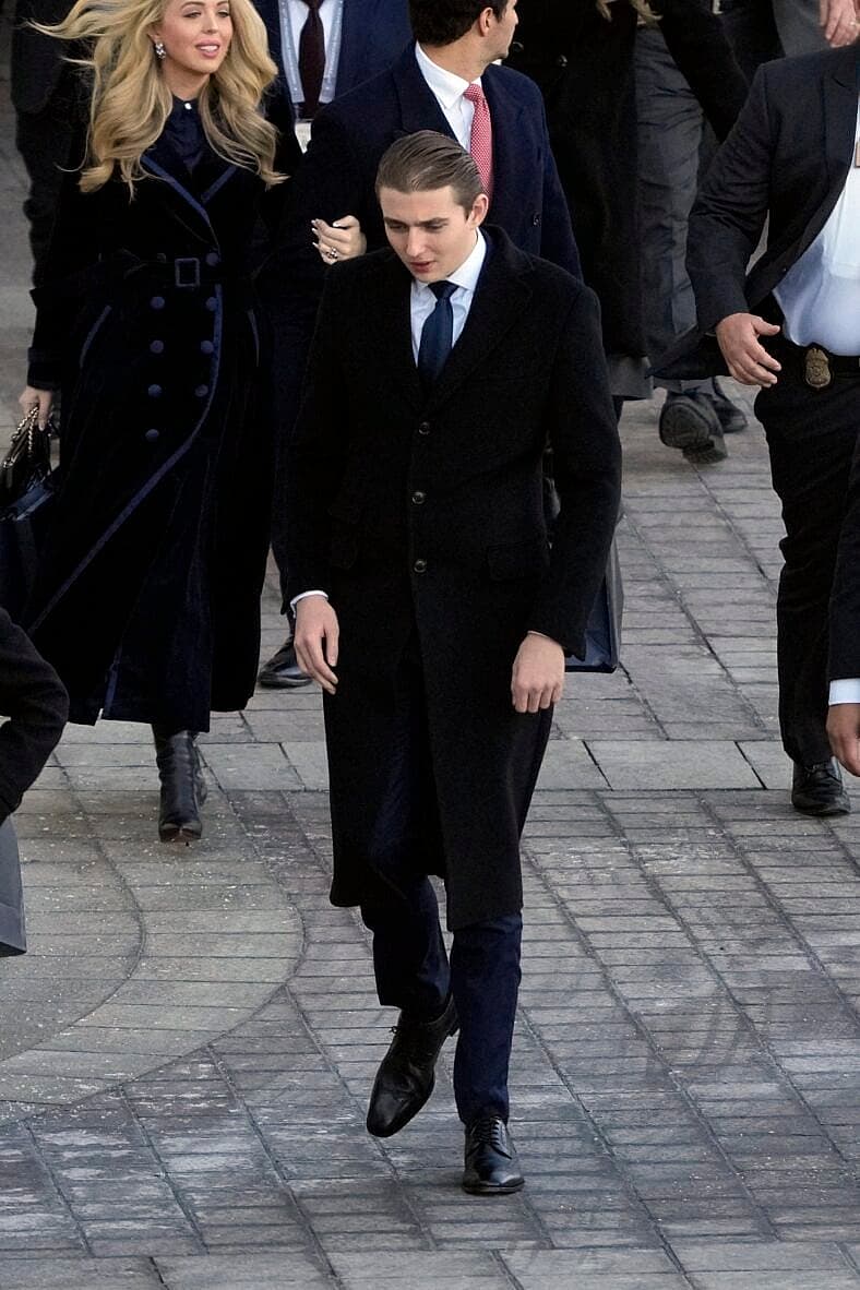Barron Trump at the Trump and Vance Swearing-In at the US Capitol
