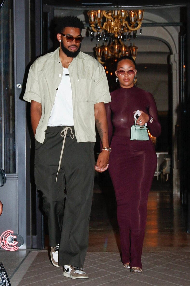 Karl-Anthony Towns, Jordyn Woods.